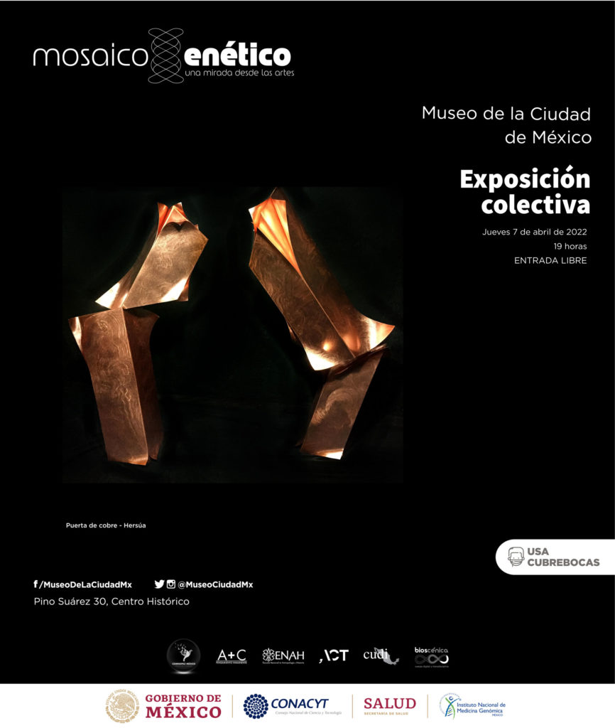 Abierta, exposición «Mosaico genético en México: una mirada desde las artes»
